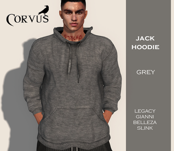 Corvus : Jack Hoodie Grey