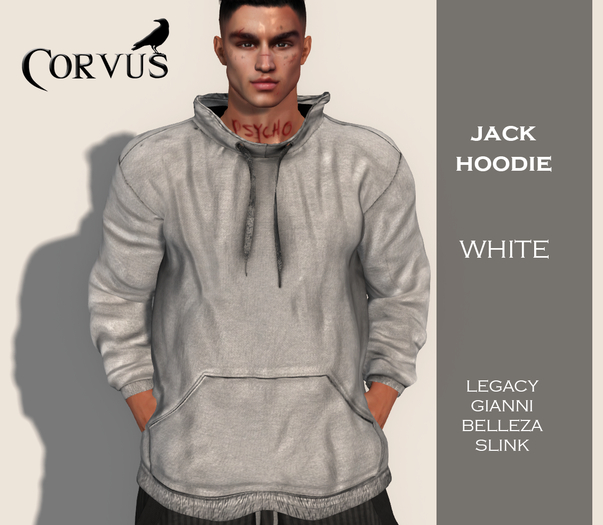 Corvus : Jack Hoodie White