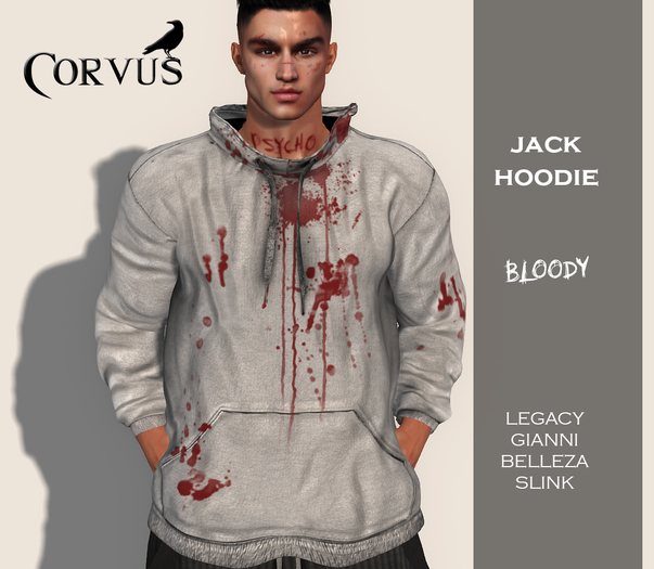 Corvus : Jack Hoodie Bloody