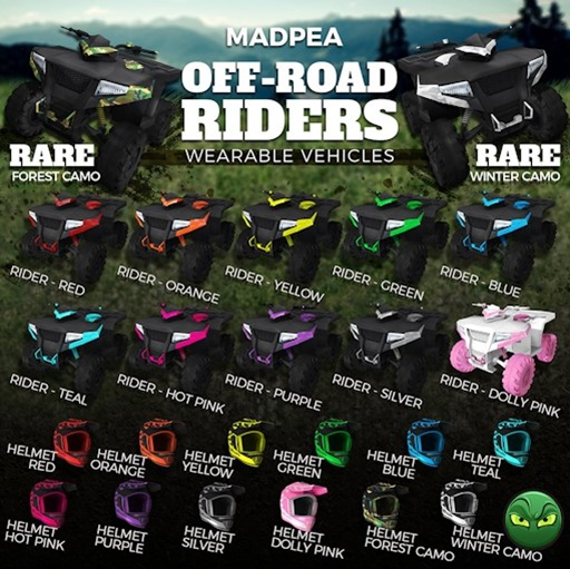 MadPea Off-Road Riders - Silver
