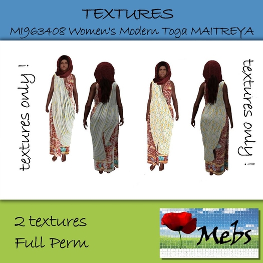 Texture MI963408  Toga MAITREYA red yellow
