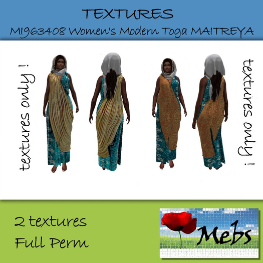 Texture MI963408 Toga MAITREYA blue orange