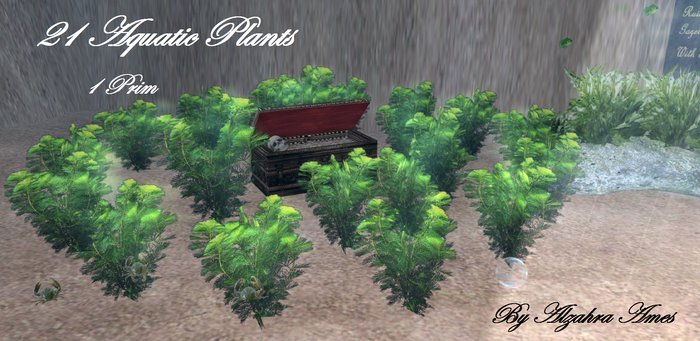 21 Aquatic Plants (1 prims)Box
