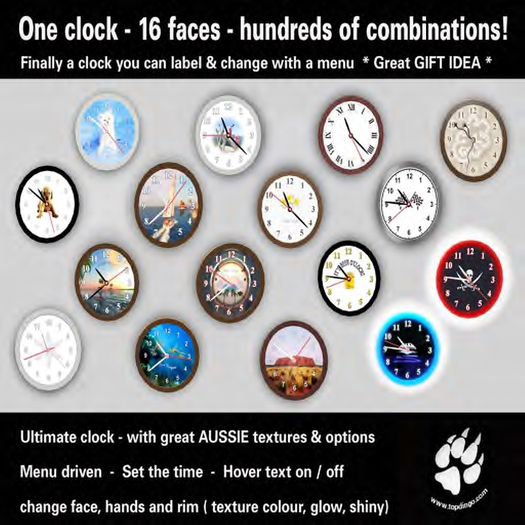 Dingo Analogue Clock