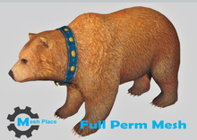 Mesh Place - Cheeseburger Bear - Full Perm Mesh