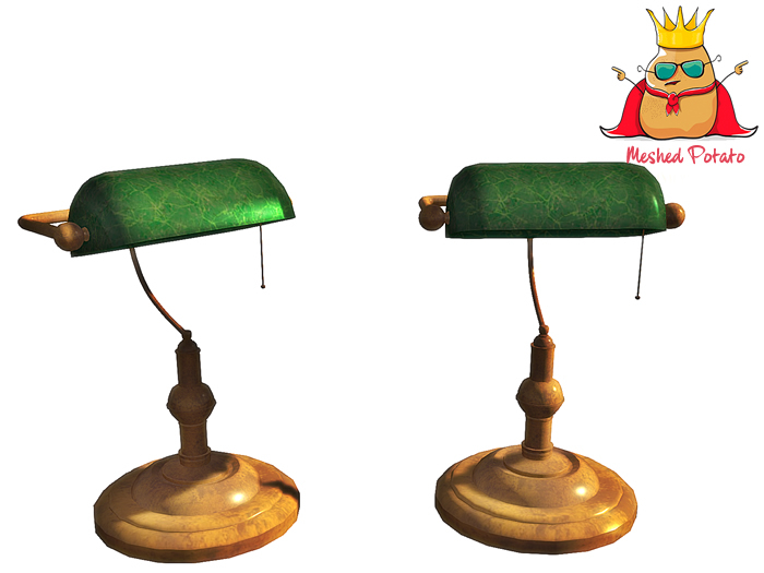 Meshed Potato - Desk Lamp - Full Perm Mesh