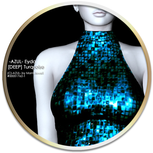 -AZUL- Eyda [DEEP] Turquoise