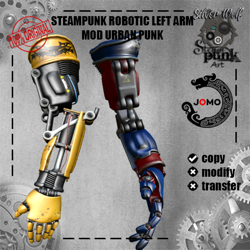 SW - Steampunk Robotic Arm Left Urban Punk Jomo (Box)
