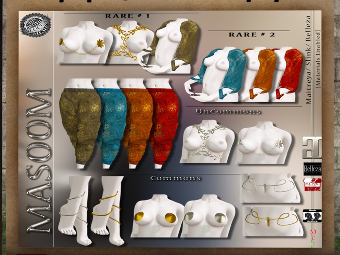 [[ Masoom ]] Hellen Belly Gold COMMON