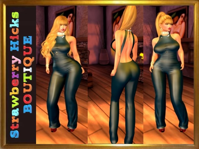 Strawberry Jumpsuit#01 Legacy-Blue