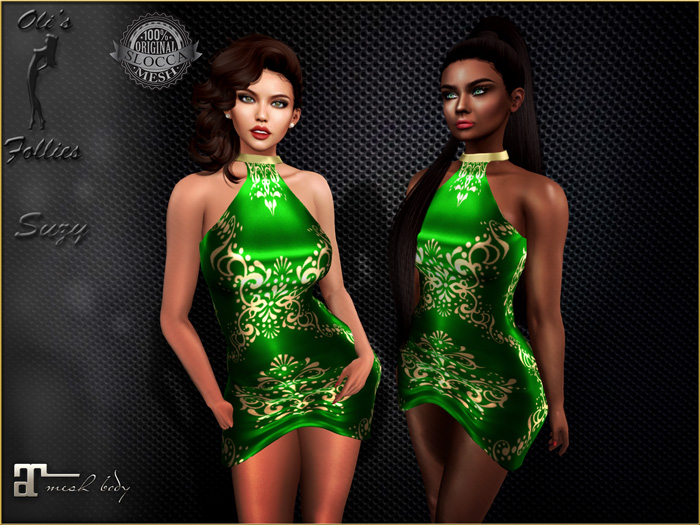 Oli's Follies Suzy green dress
