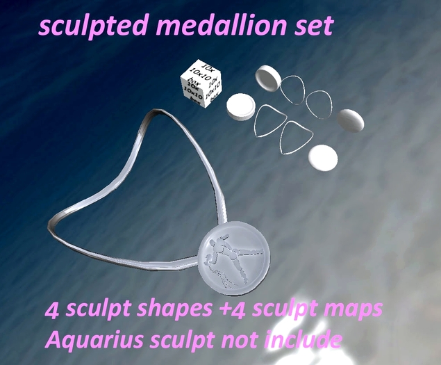 sculpted medallion set