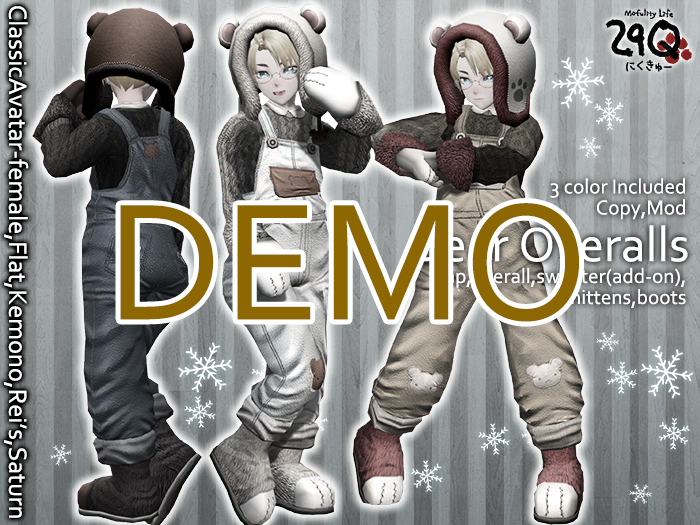 [29Q] Bear Overalls DEMO