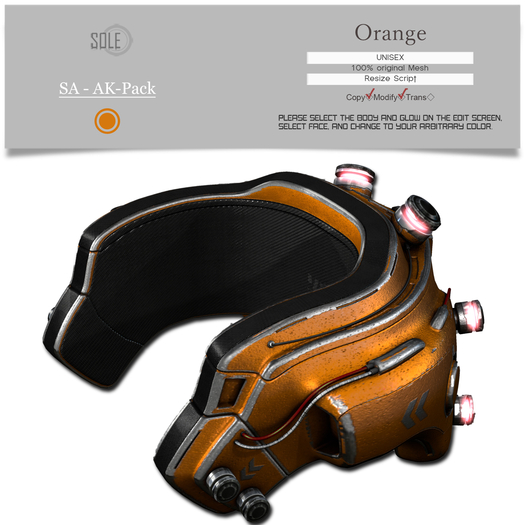 :::SOLE::: SA - AK-pack (Orange)