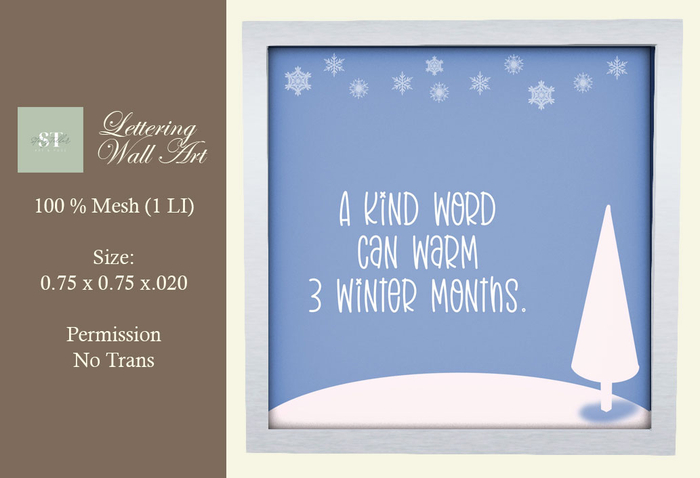 :: ST :: Cold Winter Wall Art 1 