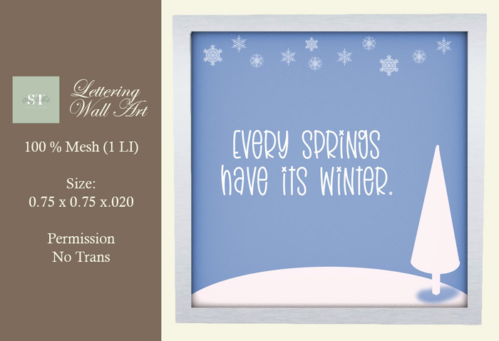 :: ST :: Cold Winter Wall Art 2
