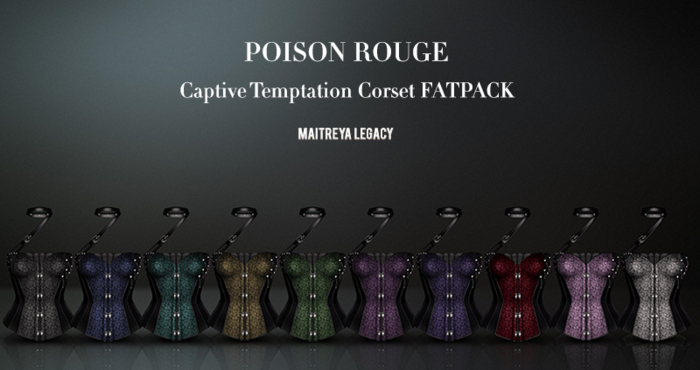 POISON ROUGE Captive Temptation FATPACK