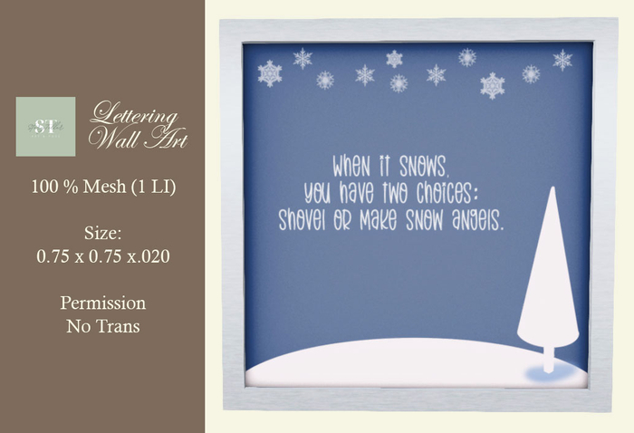 :: ST :: Cold Winter Wall Art 4