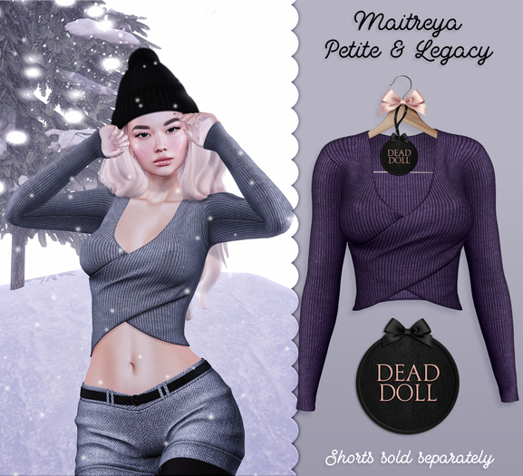 DEAD DOLL - Colden Sweater - Purple
