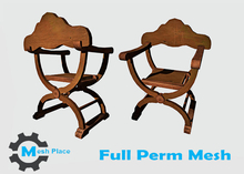 Mesh Place - Wooden Folding Chair - Full Perm Mesh