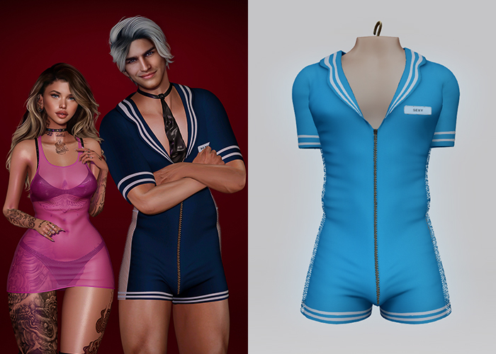 Anthemis - Set "Justin" Body - Light Blue