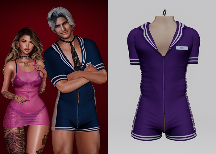 Anthemis - Set "Justin" Body - Dark Violet