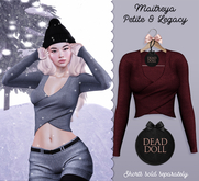 DEAD DOLL - Colden Sweater - DarkRed