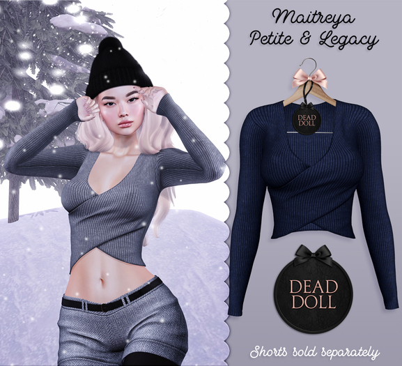 DEAD DOLL - Colden Sweater - Blue