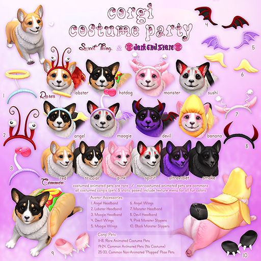 Sweet Thing. & darkendStare - Plush Devil Headband