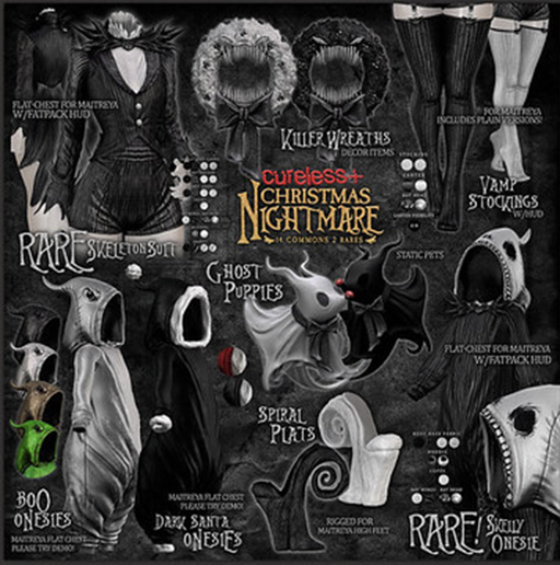 CURELESS[+] Christmas Nightmare / Dark Santa / RED