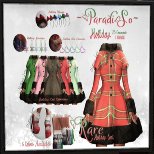 -Paradiso- Holiday Gacha Ribbon Pink