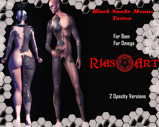 [RiasArt]-BLACK SNAKE MOANS-BOM/OMEGA_TATTOO