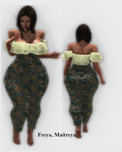 Lalas Threads  Fancy Pattern body suit - Freya, Maitreya