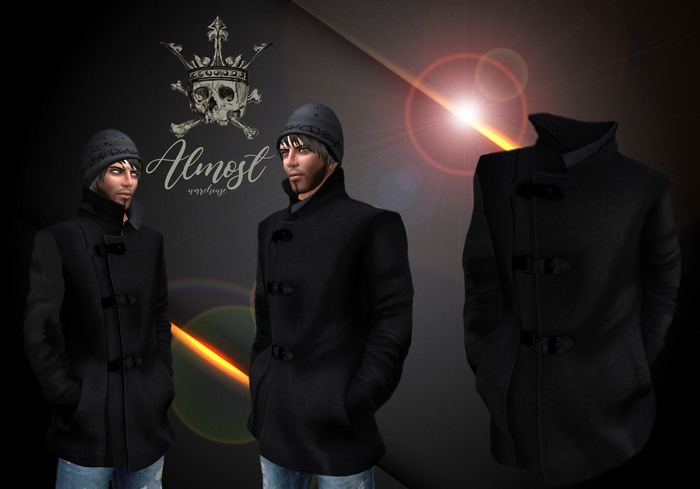 <Almost> Grey Long Coat