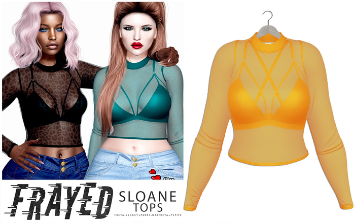 Frayed - Sloane Top - Mustard