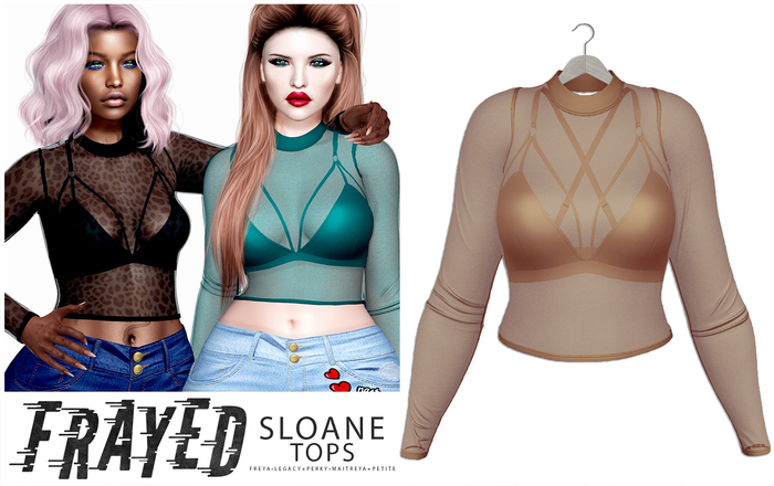 Frayed - Sloane Top - Latte