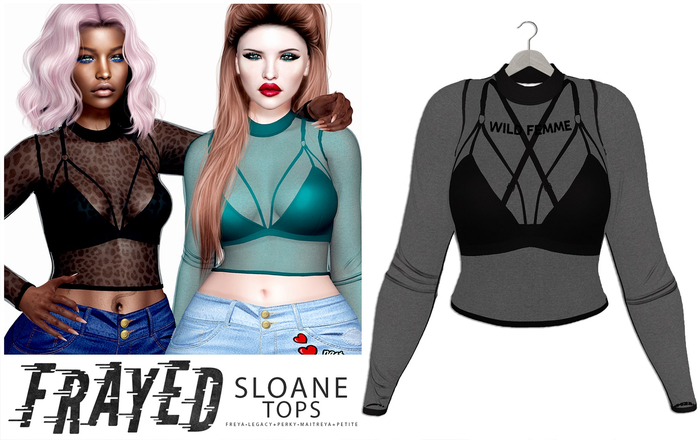Frayed - Sloane Top - Wild