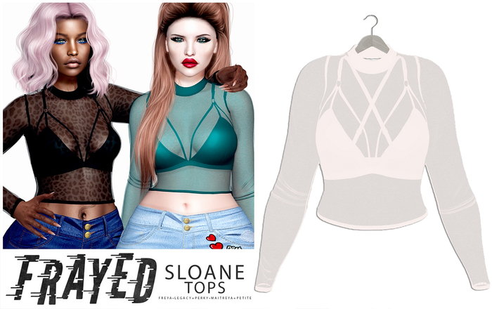 Frayed - Sloane Top - White