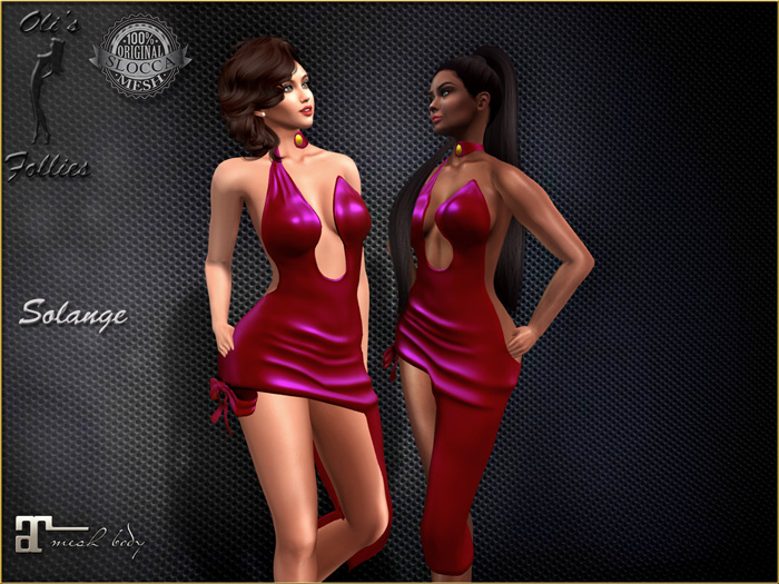 Oli's Solange red dress