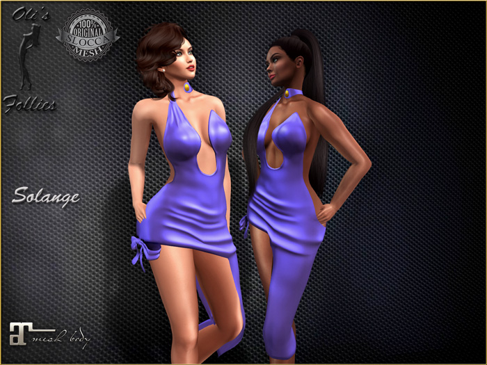 Oli's Solange lavandar dress