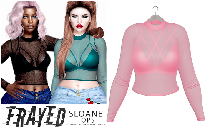 Frayed - Sloane Top - Pink