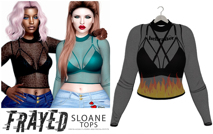 Frayed - Sloane Top - Hellraiser