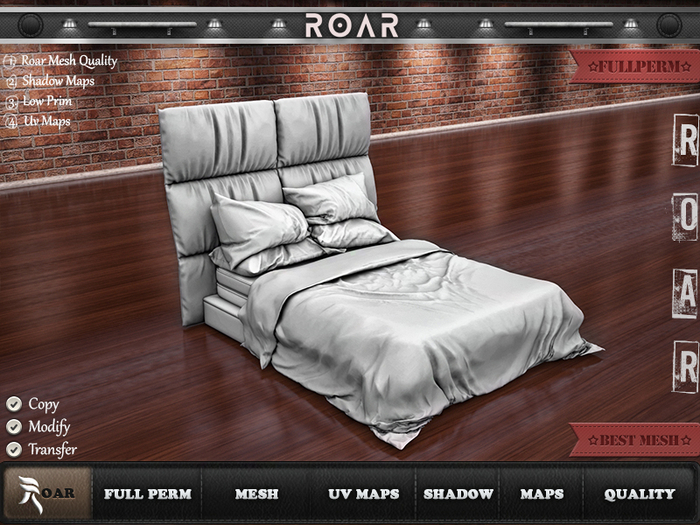 {::ROAR::} Fullperm Bed #2124