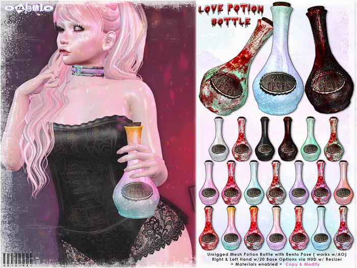 [ bubble ] Love Potion Bottle