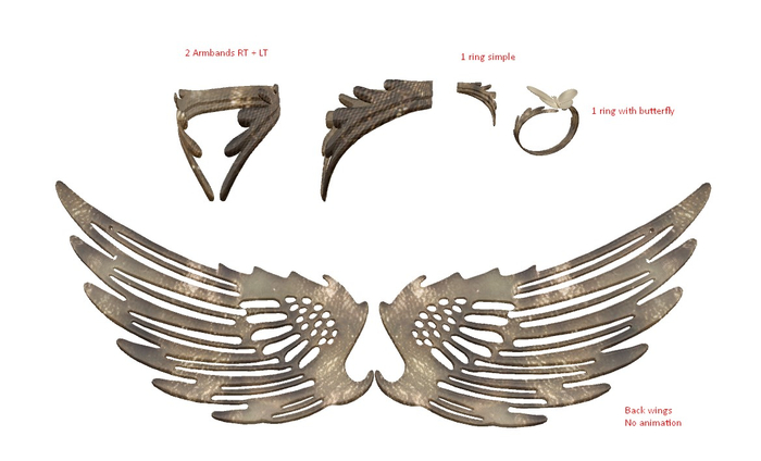 JOY: JEWELS WINGS SET