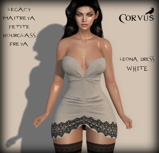 Corvus : Leona Dress White