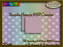 Simple Hearts #02 Combo Seamless Texture Set