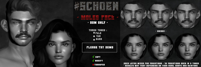 #SCHOEN -  Moles Pack - DEMO
