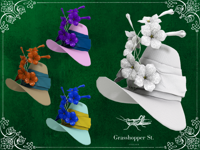 Grasshopper St Tintable Petunia Bonnet DEMO