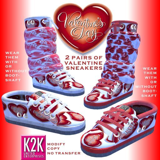 valentine sneakers